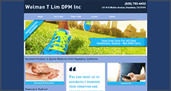 Desktop Screenshot of drwelmanlim.com